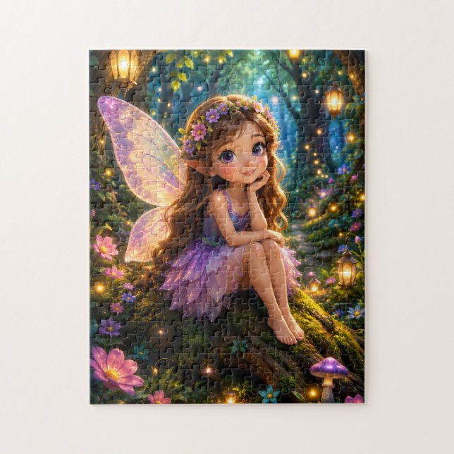 Quebra-cabeça Enchanted Fairy Forest Jigsaw Puzzle (Vertical)