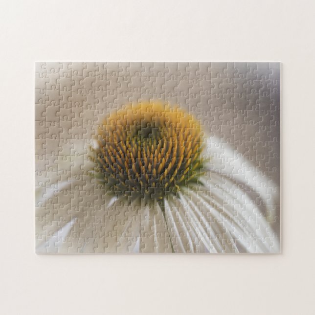 Quebra-cabeça Enchanting White Swan Echinacea Puzzle (Horizontal)