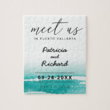 Encontre-nos no Casamento de Destino Teal Save The