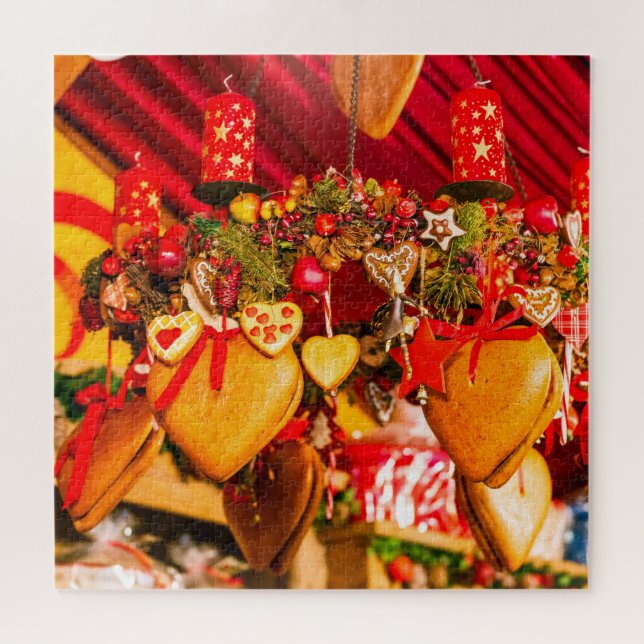 Quebra-cabeça Enfeites de natal (Horizontal)