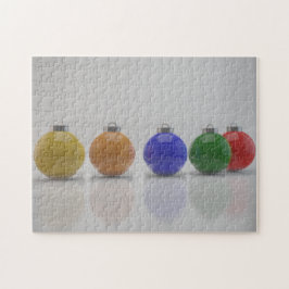 Quebra-cabeça enfeites de natal 3D