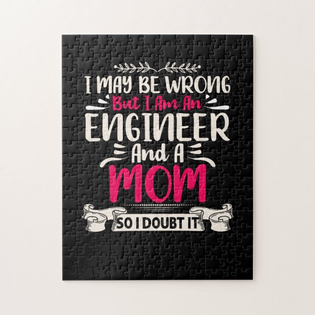 Quebra-cabeça Engenheiro Eu Sou Um Engenheiro E Uma Mãe (Vertical)