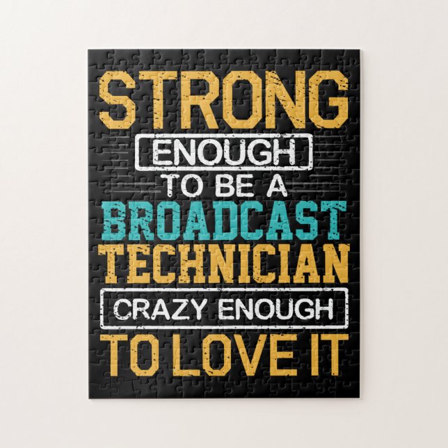 Quebra-cabeça Engenheiro Louco O Suficiente Para Ser Um Técnico  (Vertical)