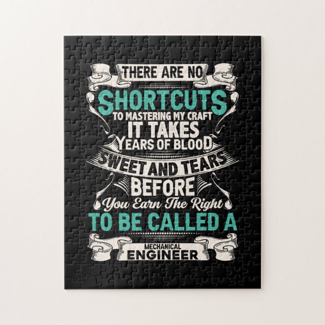 Quebra-cabeça Engenheiro mecânico do engenheiro (Vertical)