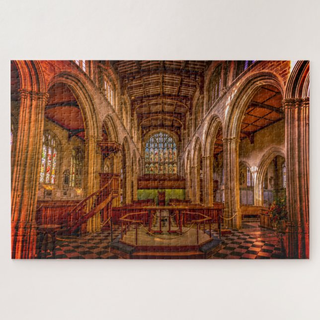 Quebra-cabeça England Oxford University Cristo Church (Horizontal)
