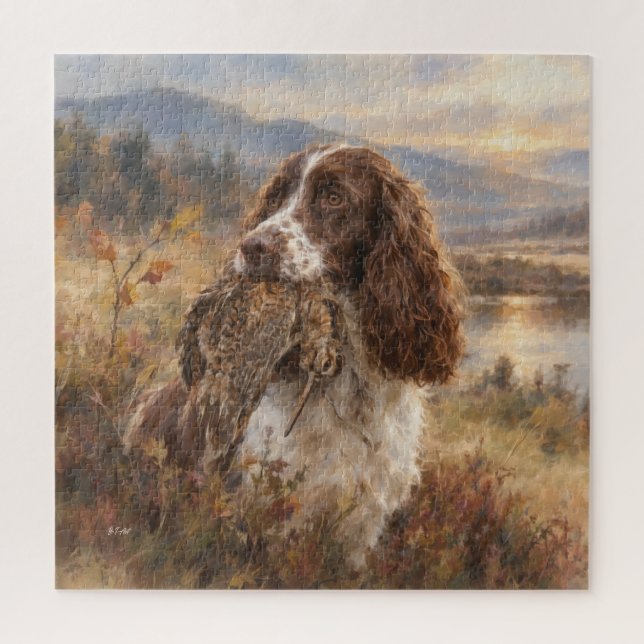 Quebra-cabeça English Springer Spaniel  (Vertical)