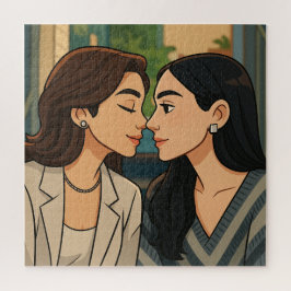 Quebra-cabeça ENGLOT Thai GL Couple: Engfa and Charlotte SML