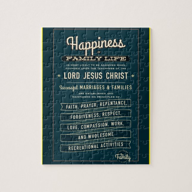 Quebra-cabeça Enigma da proclamação da família de LDS (Vertical)