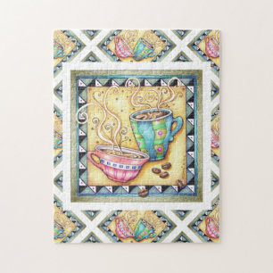 QUEBRA-CABEÇA ENIGMA - FEIJÕES LEGAIS! ARTE DO CAFÉ