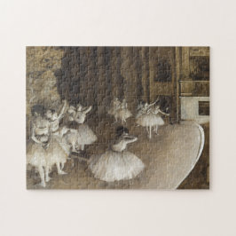 Quebra-cabeça Ensaio do balé no palco por Edgar Degas