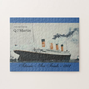 Quebra-cabeça Ensaios no Mar de Titanic na Viagens vintage com 2