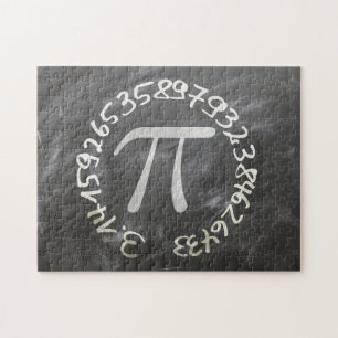 Quebra-cabeça Ensino De Chalkboard Pi Day Pi Day