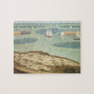 Quebra-cabeça Entrada para o Porto por Georges Seurat, Arte Anti
