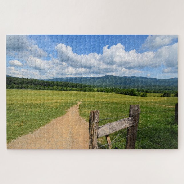 Quebra-cabeça Entrar nas montanhas - 20 x 30 (Horizontal)