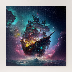 Quebra-cabeça Entrega Pirata Gerada AI