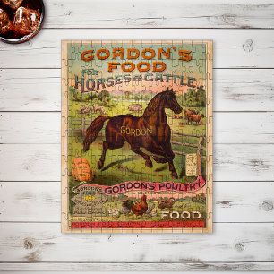Quebra-cabeça Ephemera fazenda De Publicidade De Comidas Animal