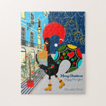 Época de compras de Natal com o Rooster português