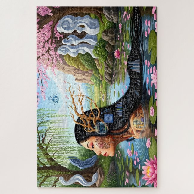 Quebra-cabeça "Equações no Sangue" - Um Retrato Digital (Vertical)