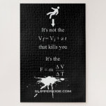 Quebra-cabeça Equador de adesivo de matemática científica de Sli<br><div class="desc">A equação do adesivo da Science matth splatter do SlipperyJoe cai a preto seta para baixo LGBTQIA orgulho gay dá arte</div>