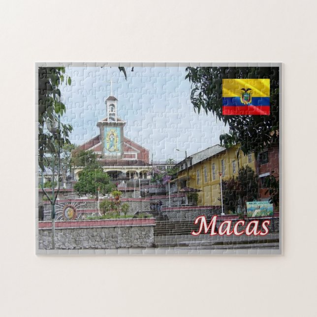 Quebra-cabeça Equador - Macas - (Horizontal)