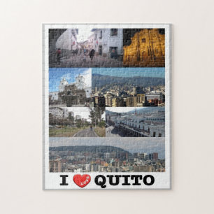 Quebra-cabeça Equador - Quito - Eu Amo -