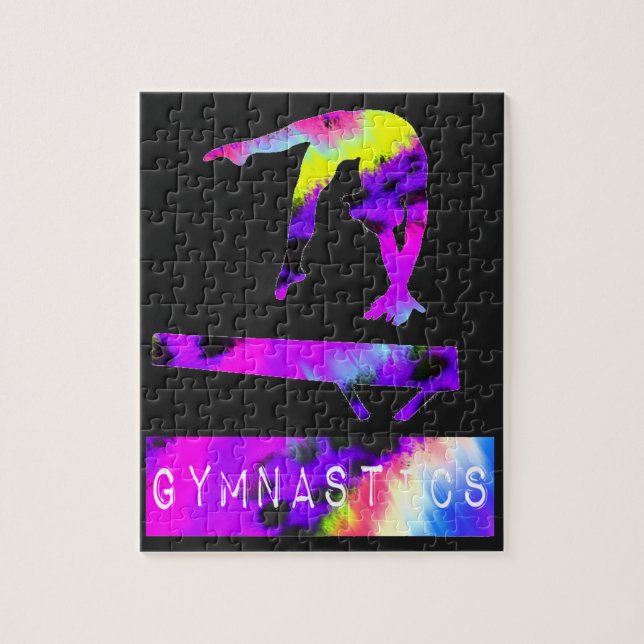 Quebra-cabeça Equilíbrio de impressão animal selvagem na ginásti (Vertical)