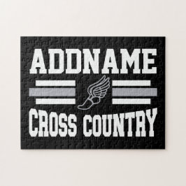 Quebra-cabeça Equipe de corrida de cross country ADD NOME person