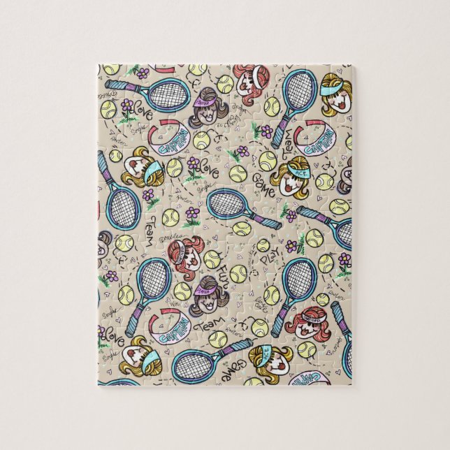 Quebra-cabeça Equipe galões do tênis (Vertical)