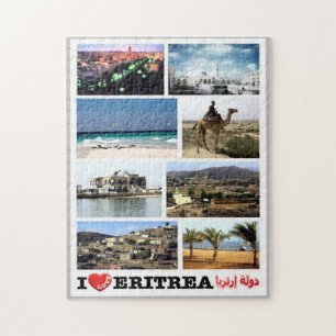 Quebra-cabeça Eritreia - I Love-