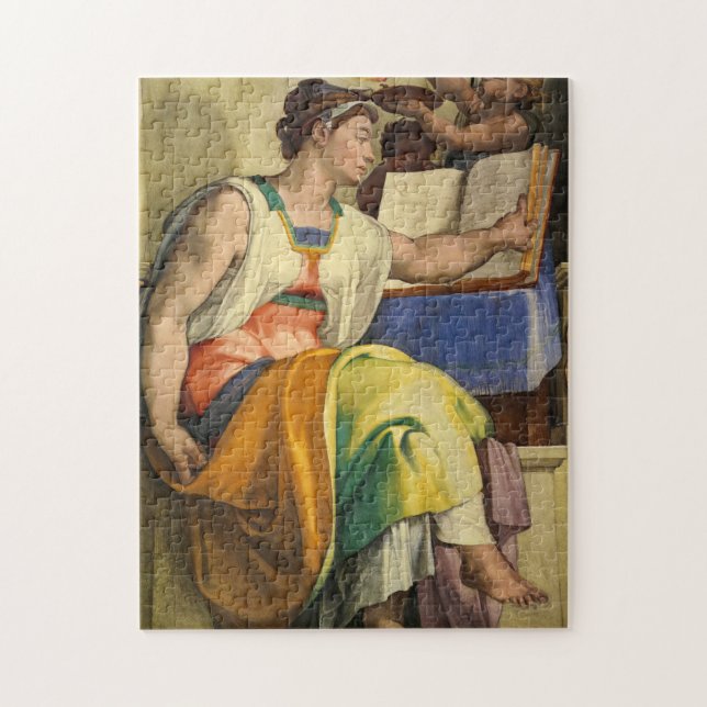 Quebra-cabeça Erythraean Sibyl por Michelangelo (Vertical)