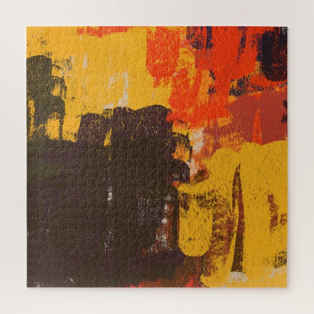 Quebra-cabeça Esboço artístico criativo, textura colorida. (Vertical)