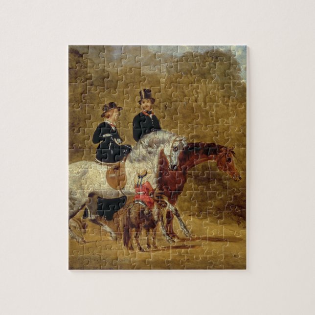 Quebra-cabeça Esboço da rainha Victoria, príncipe associado & (Vertical)