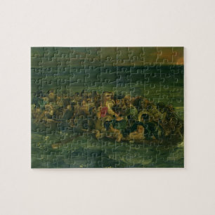 Quebra-cabeça Esboço para o Shipwreck de Don Juan, 1839 (veja o