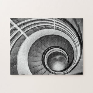 Quebra-cabeça Escada Circular BW