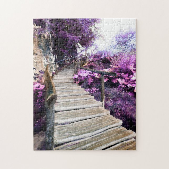 Quebra-cabeça escada de wisteria (Vertical)