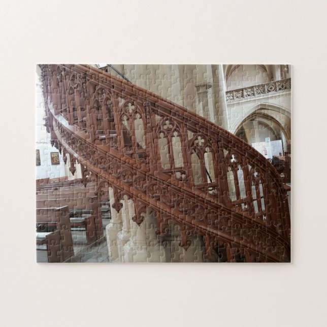 Quebra-cabeça Escadaria Celestial, 28 cm x 35,5 cm (Horizontal)