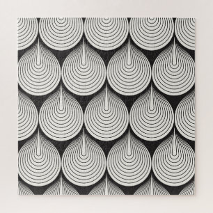 Quebra-cabeça Escalas monocromáticas: Na moda Geométrico