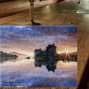 Quebra-cabeça Escocês MacRae Clan's Eilean Donan Castle Quebra-c
