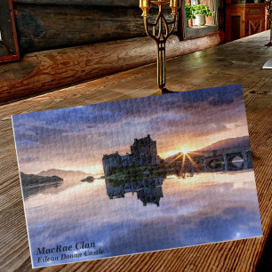 Quebra-cabeça Escocês MacRae Clan's Eilean Donan Castle Quebra-c
