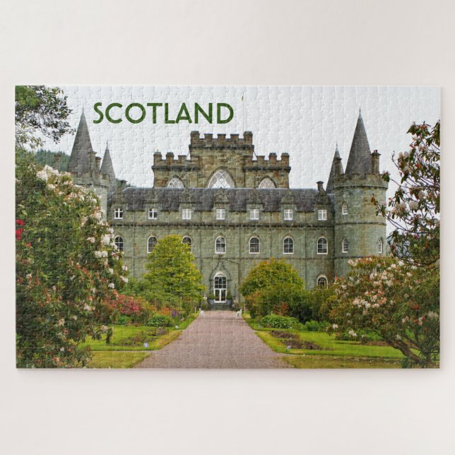 Quebra-cabeça Escócia: Castelo Inveraray (Horizontal)