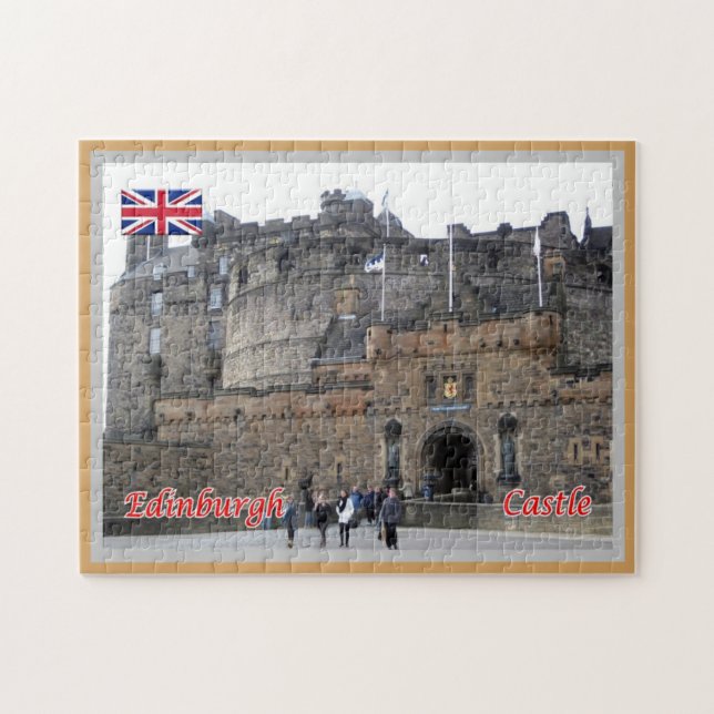 Quebra-cabeça Escócia - Edimburgo - Castelo - (Horizontal)