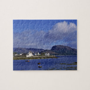 Quebra-cabeça Escócia, Highland, Wester Ross, Plockton.