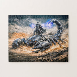 Quebra-cabeça Escorpião Zodíaco com Guerreiro e S Mecânico G