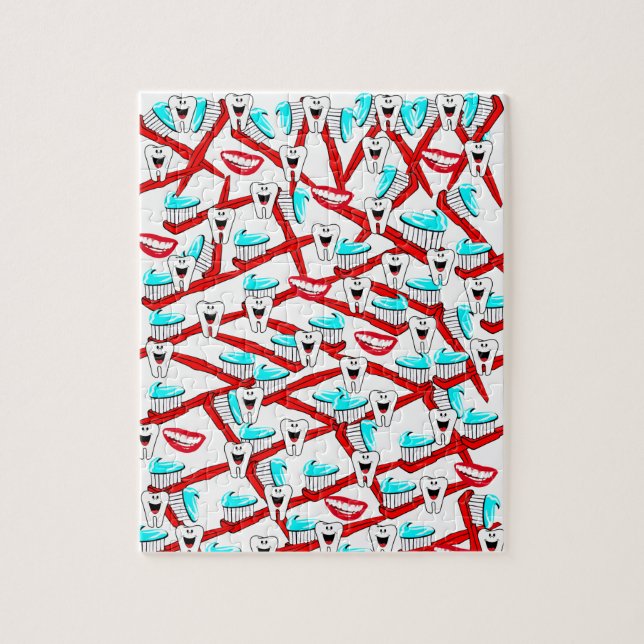 Quebra-cabeça escova de dentes (Vertical)