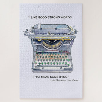 Quebra-cabeça Escrita Vintage