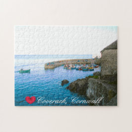 Quebra-cabeça Escritório de Posto do Coverack Harbor e Foto de B
