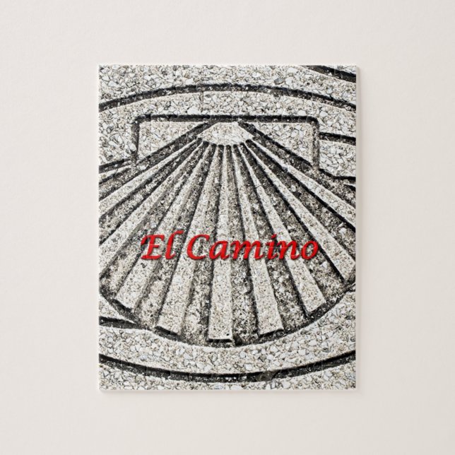 Quebra-cabeça Escudo do EL Camino, pavimento, espanha (Vertical)