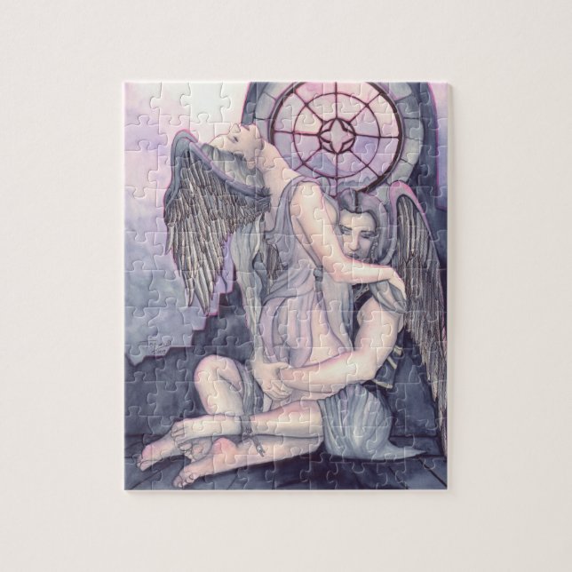 Quebra-cabeça escuro da fé (Vertical)