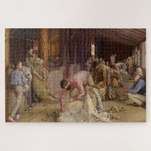 Quebra-cabeça Escutando os Rams (Arte australiana) (Tom Roberts)