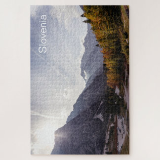 Quebra-cabeça Eslovênia, montanha Triglav, Alpes Julianos